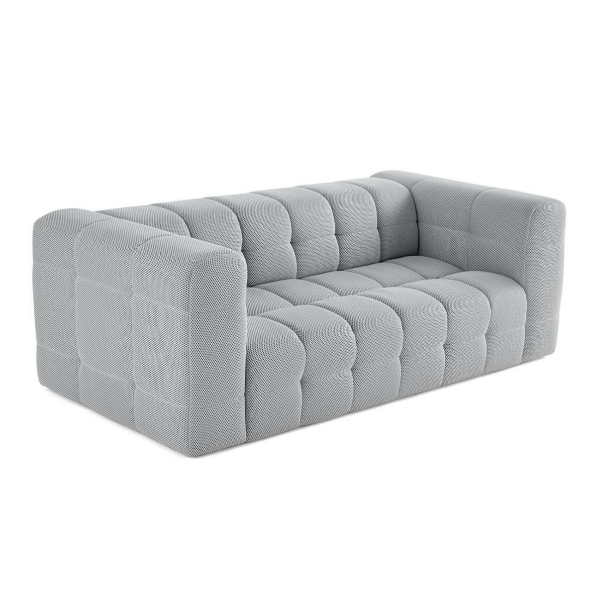 LISA DESIGN Suzano - canapé 3 places - en tissu mailles 3d