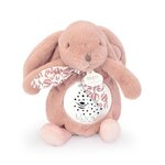 DOUDOU ET COMPAGNIE Veilleuse musicale lapin doudou - Rose -