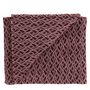 Voir la diapositive 2 : Plaid coral fantaisie motifs losanges VILLADECO ZAHAR