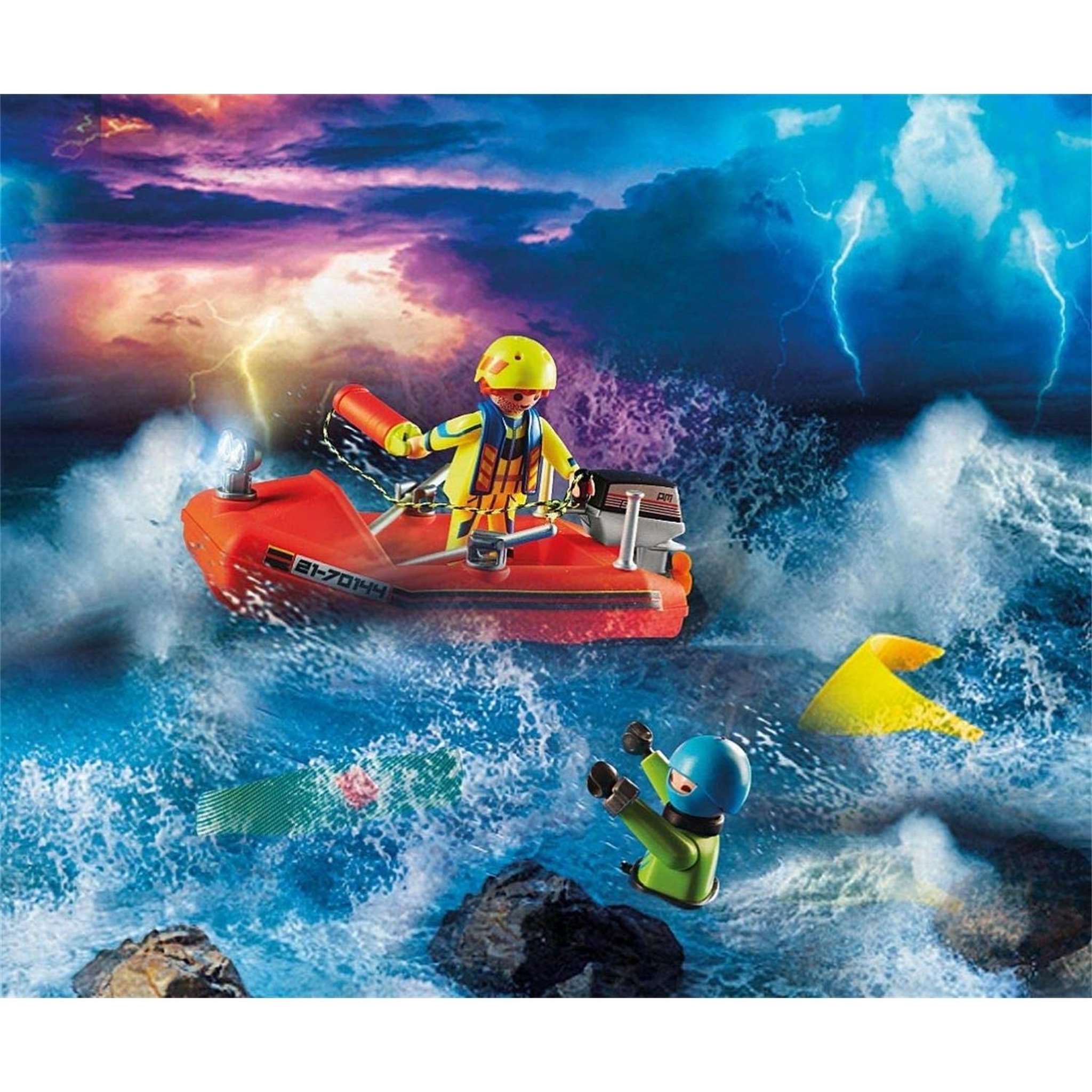 Voir la diapositive 5 : PLAYMOBIL City Action Secouriste et kitesurfer
