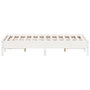 Voir la diapositive 5 : VIDAXL Cadre de lit sans matelas blanc 140x200 cm bois de pin massif