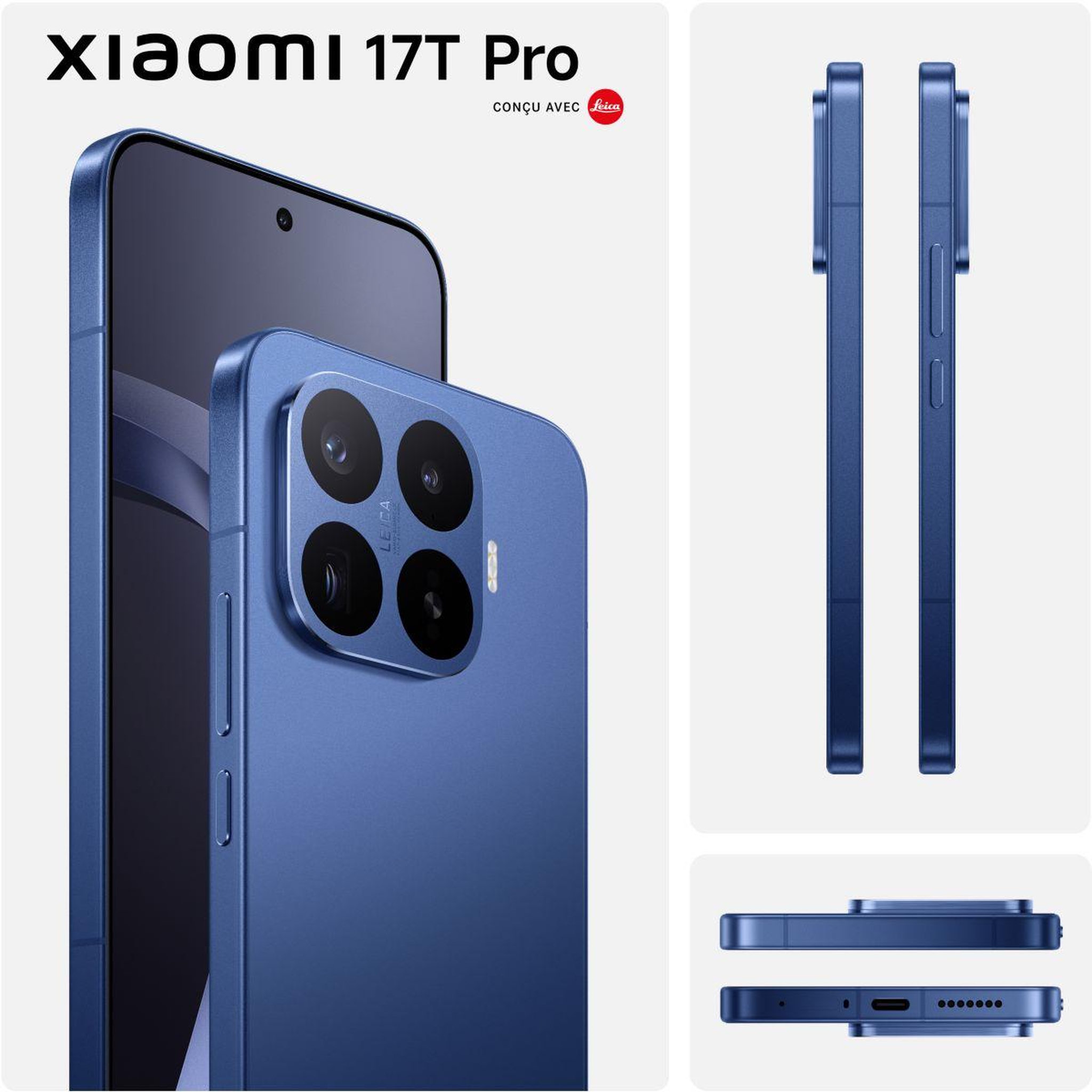 Voir la diapositive 4 : XIAOMI Smartphone Pack 17T Pro Bleu 512Go 5G + Redmi Buds8 blanc + Smart Band 11 Active Noir bracelet connecté + Coque
