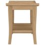 Voir la diapositive 4 : VIDAXL Table d'appoint de salle de bain 50x35x45cm bois de teck solide