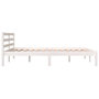 Voir la diapositive 5 : VIDAXL Cadre de lit sans matelas 120x190 cm blanc
