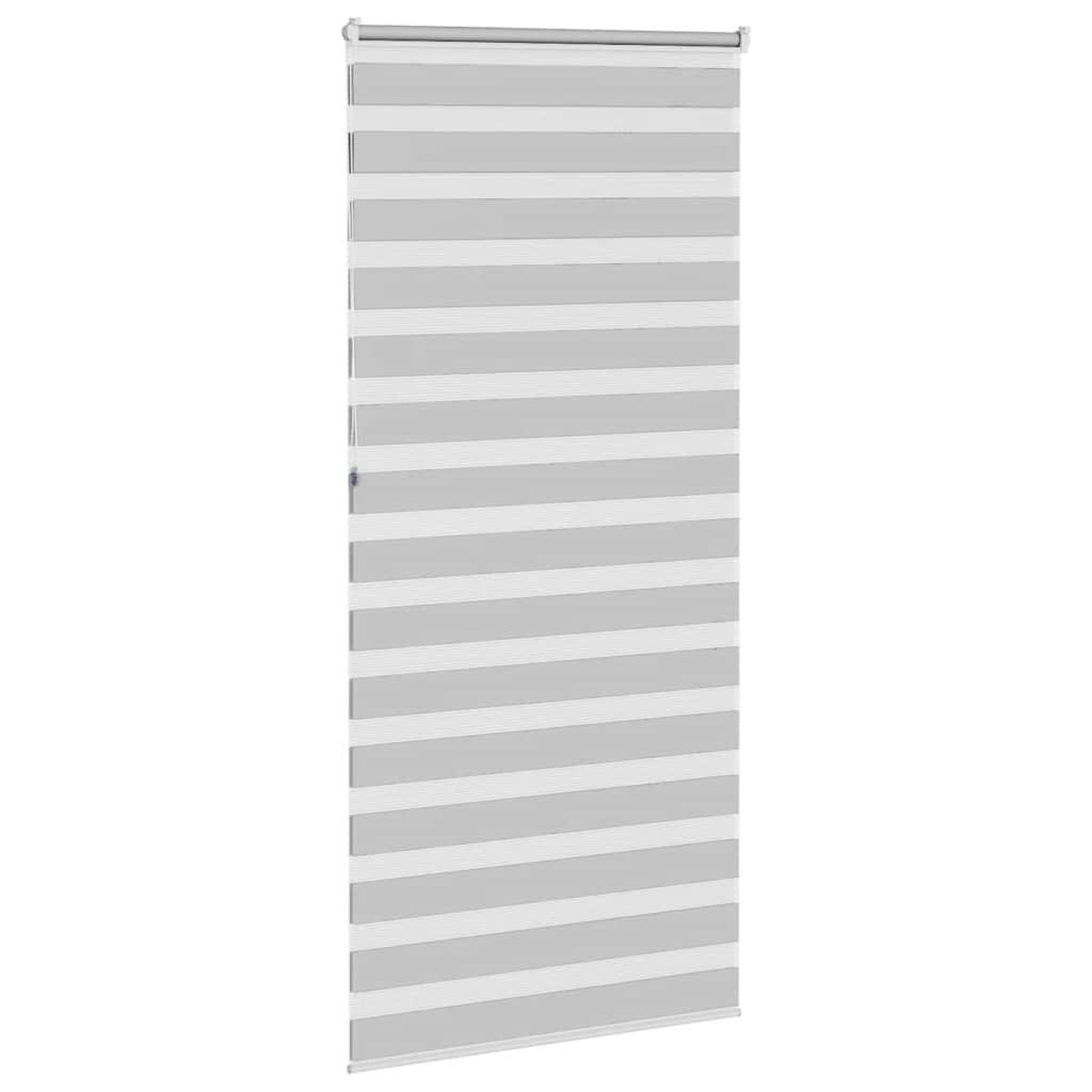 Voir la diapositive 4 : VIDAXL Store zebre gris clair largeur du tissu 90,9 cm polyester