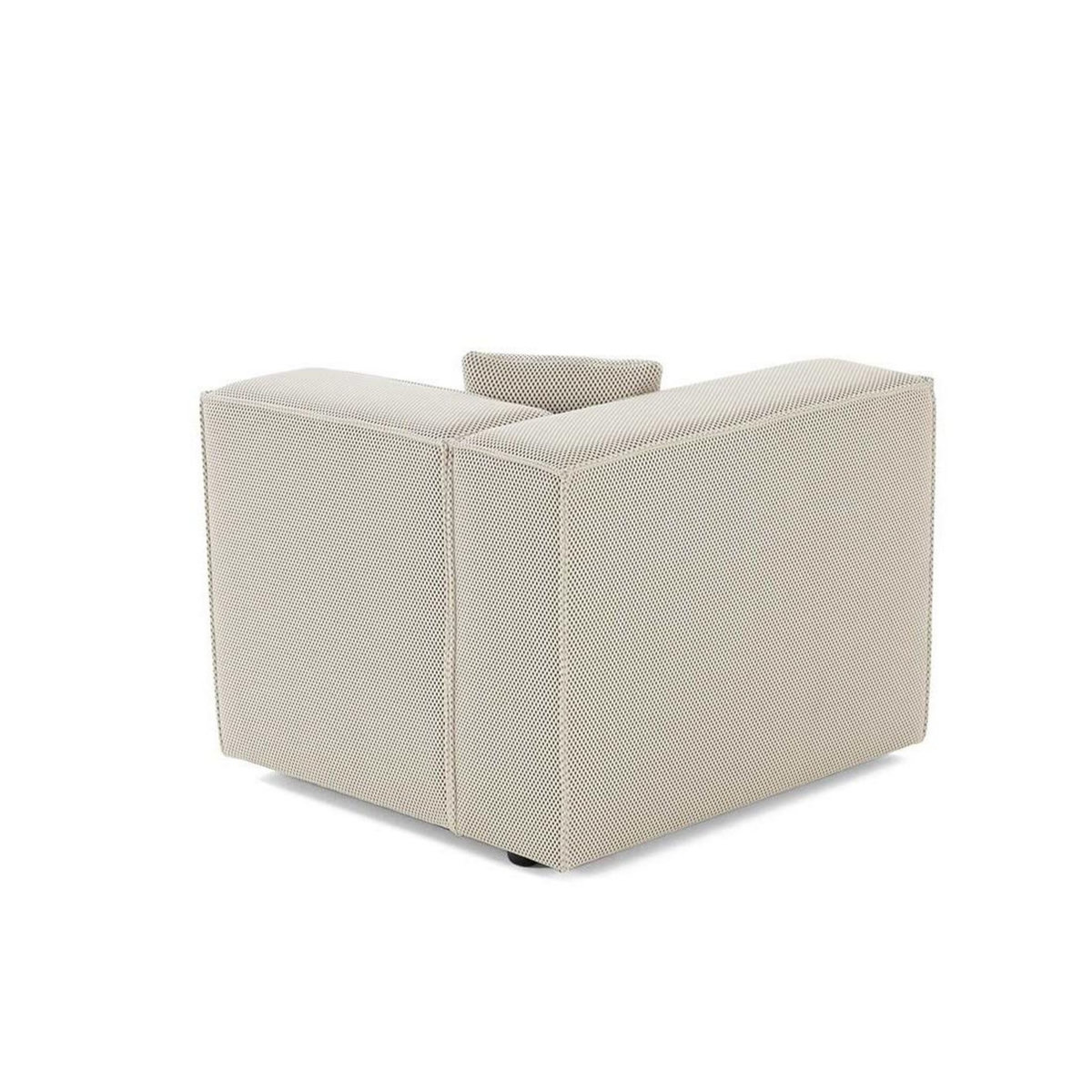 LISA DESIGN Arty - module d'assise gauche - en tissu mailles 3d