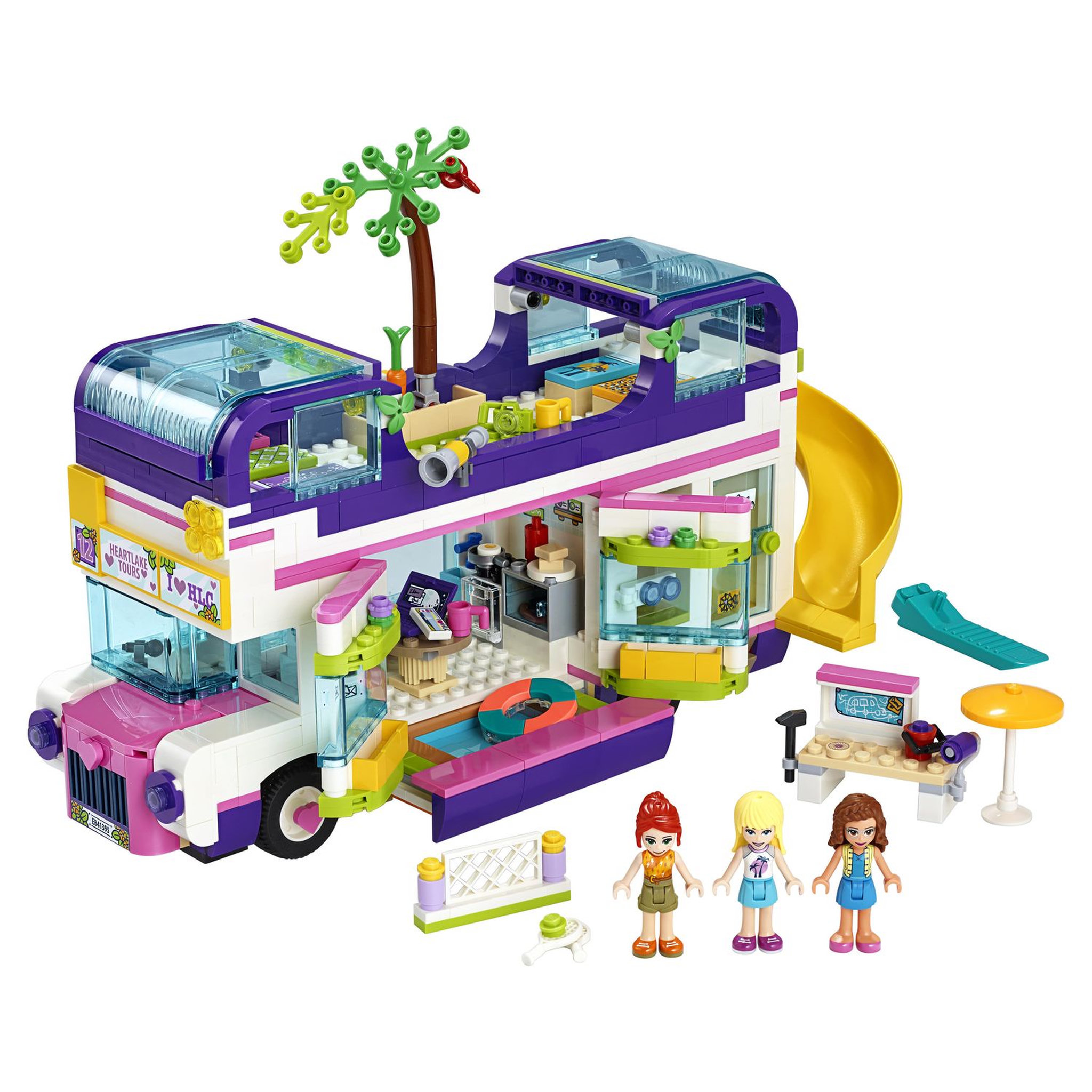 Voir la diapositive 2 : LEGO Friends 41395 - Le Bus de l'Amitié