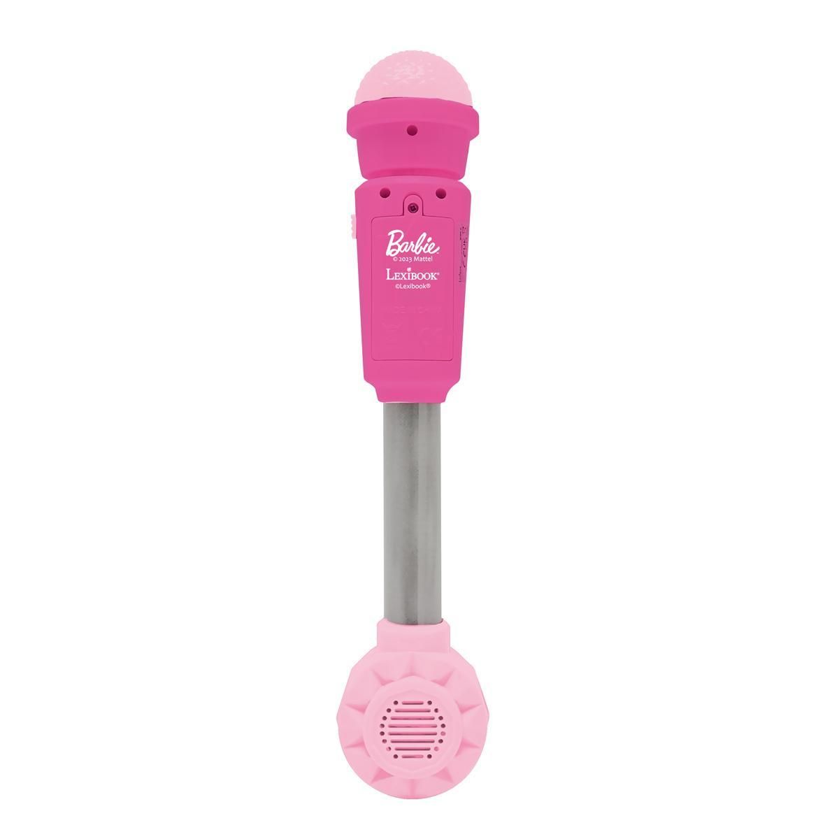 Lexibook Microphone Barbie avec tube lumineux et enceinte