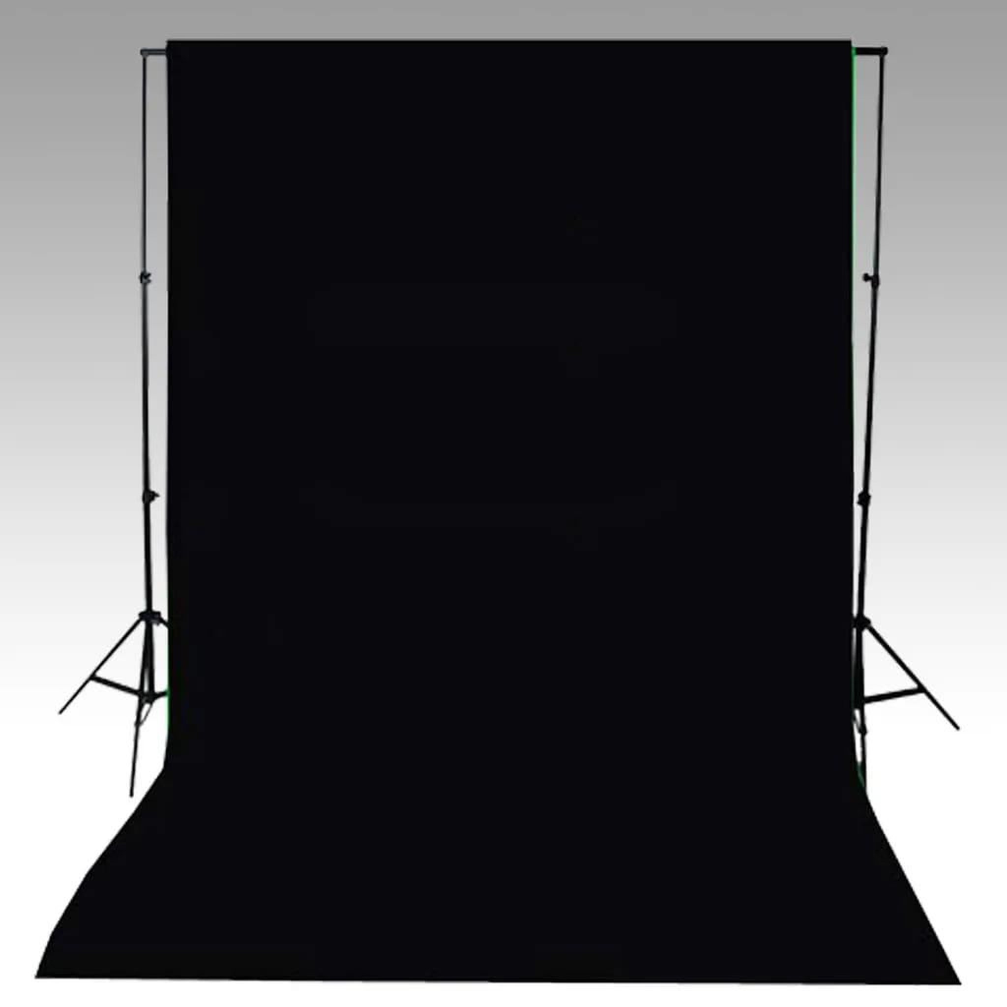 Voir la diapositive 4 : VIDAXL Toile de fond Coton Noir 600 x 300 cm