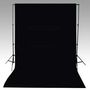 Voir la diapositive 4 : VIDAXL Toile de fond Coton Noir 600 x 300 cm