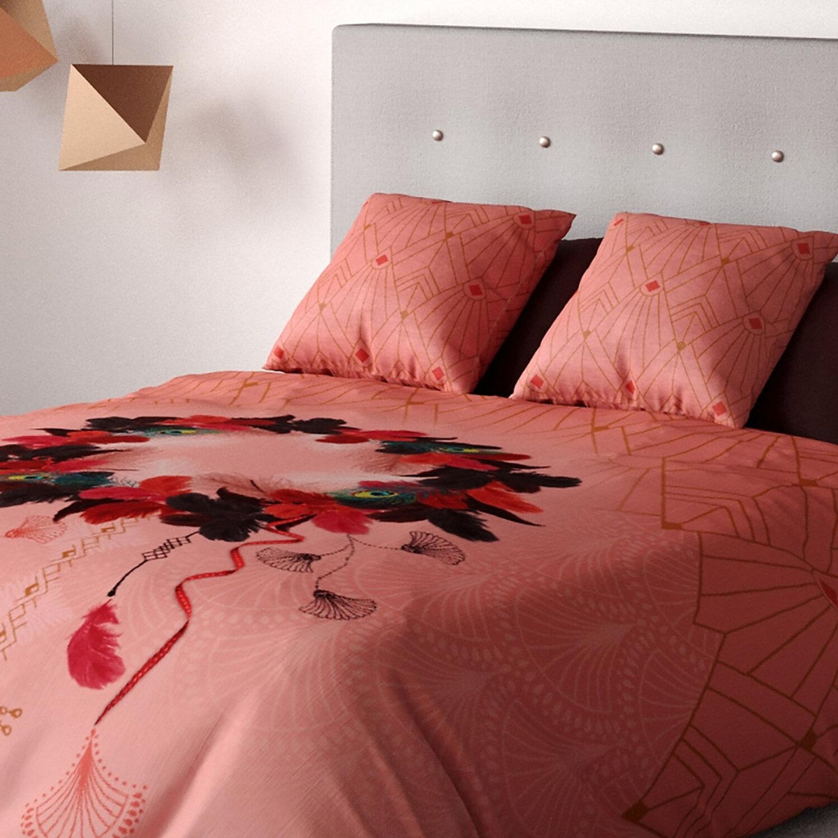 Les Ateliers du Linge Parure housse de couette 100% coton 47 fils-cancan dream