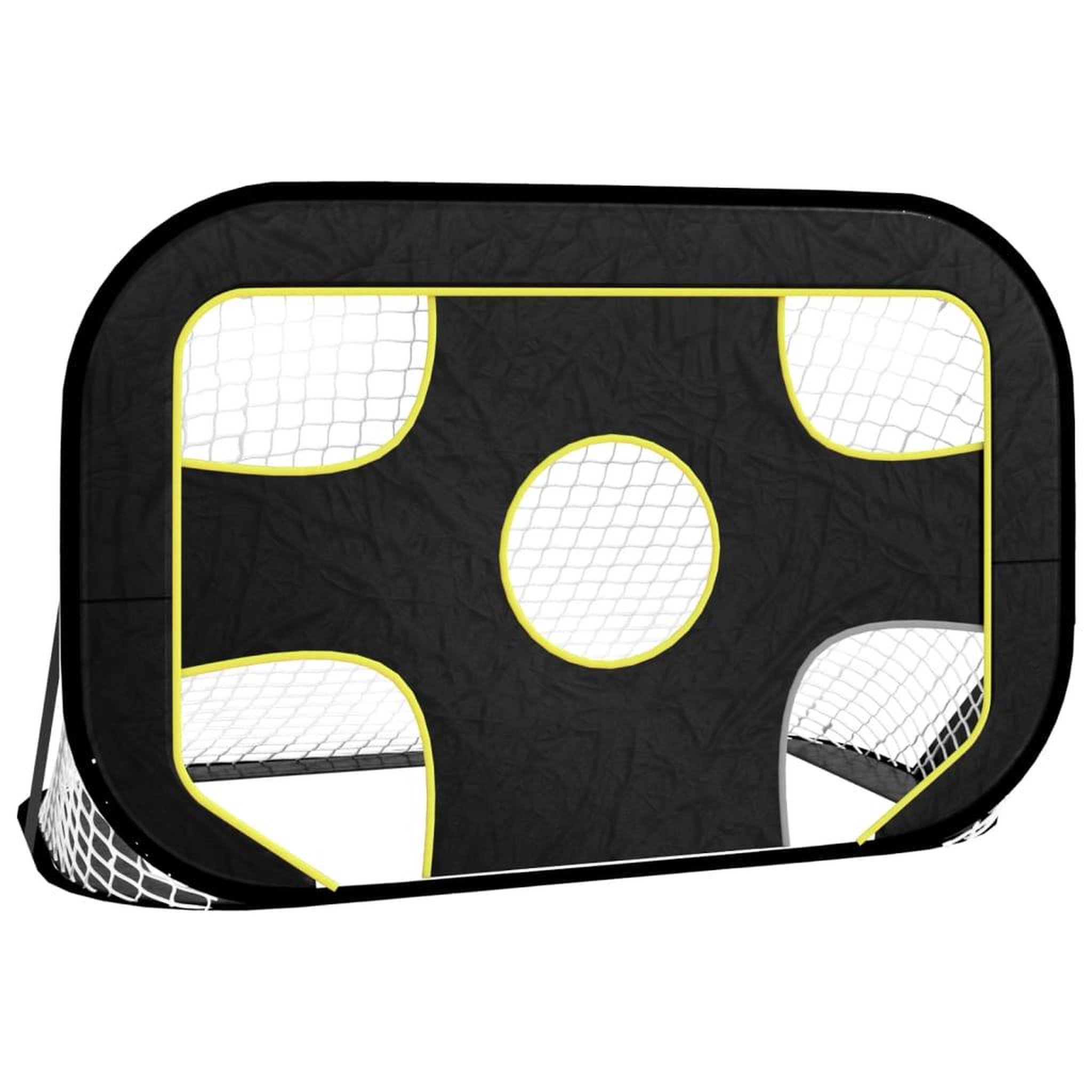 Voir la diapositive 2 : VIDAXL Filet de but de football avec cible 120x80x80 cm polyester