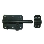 CENTRALE BRICO Verrou de box porte cadenas acier prépeint, H.70 x L.120 x P.20 mm