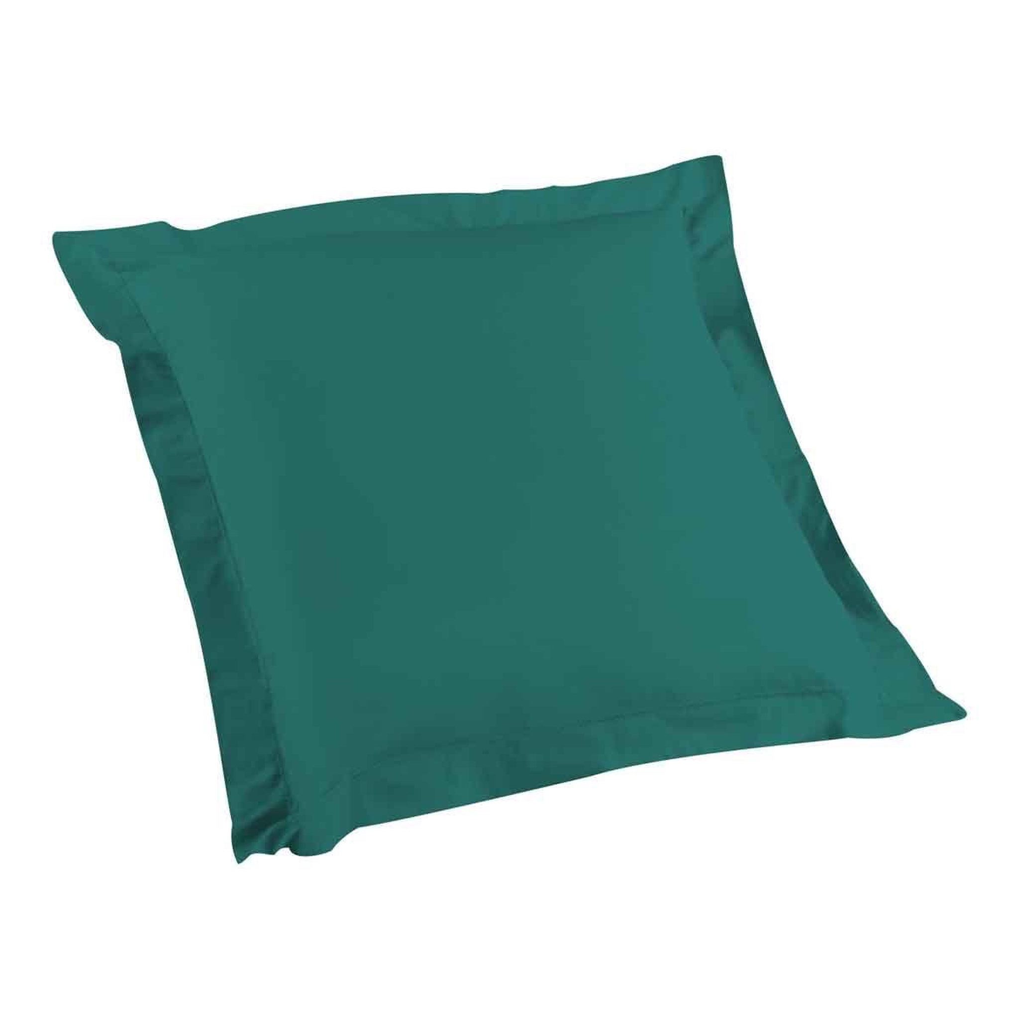 Voir la diapositive 1 : Douceur d'Intérieur Taie d'Oreiller en Coton Bio  Biolina  63x63cm Émeraude