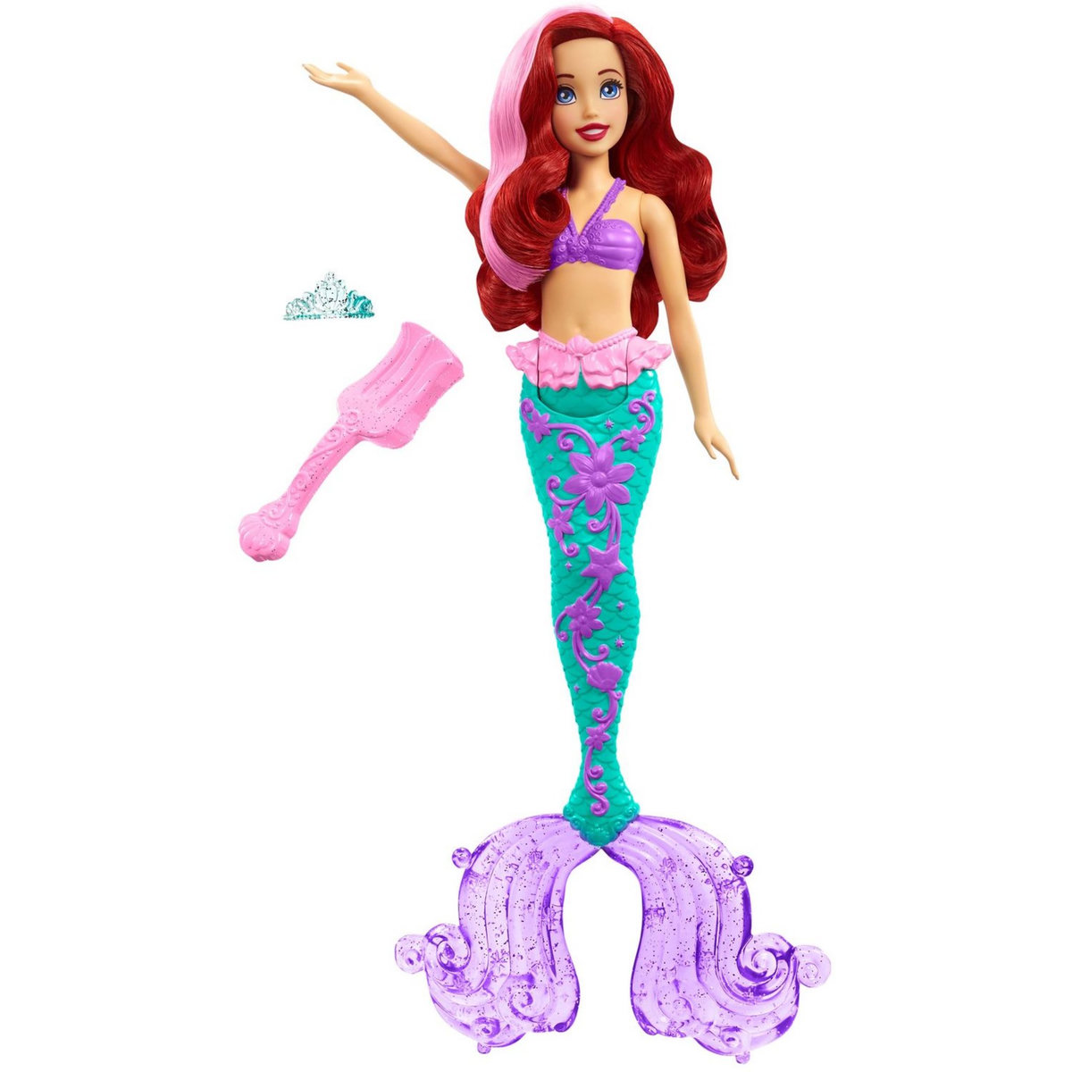 DISNEY PRINCESS Poupée Ariel cheveux fabuleux 