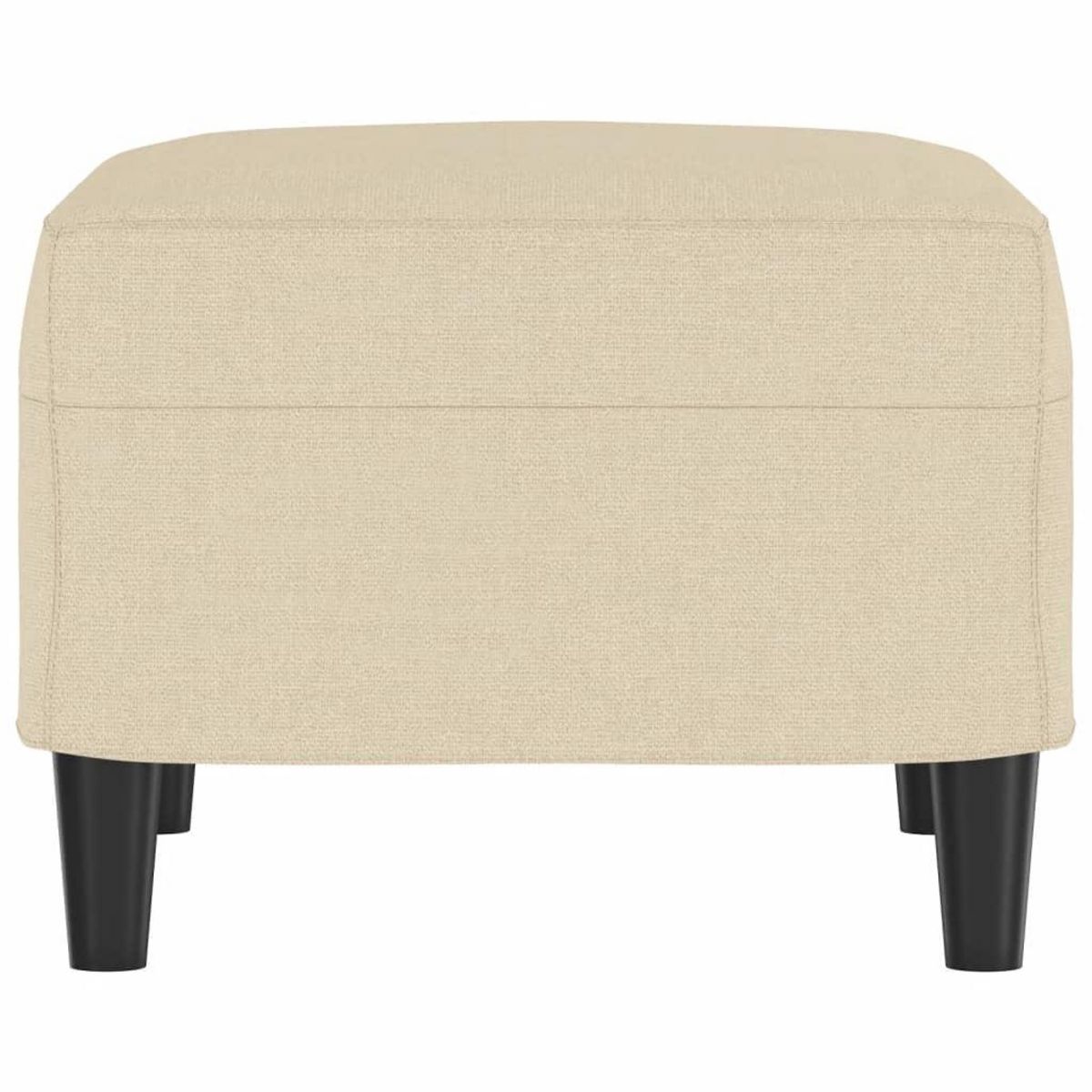 VIDAXL Repose-pied Creme 60x50x41 cm Tissu