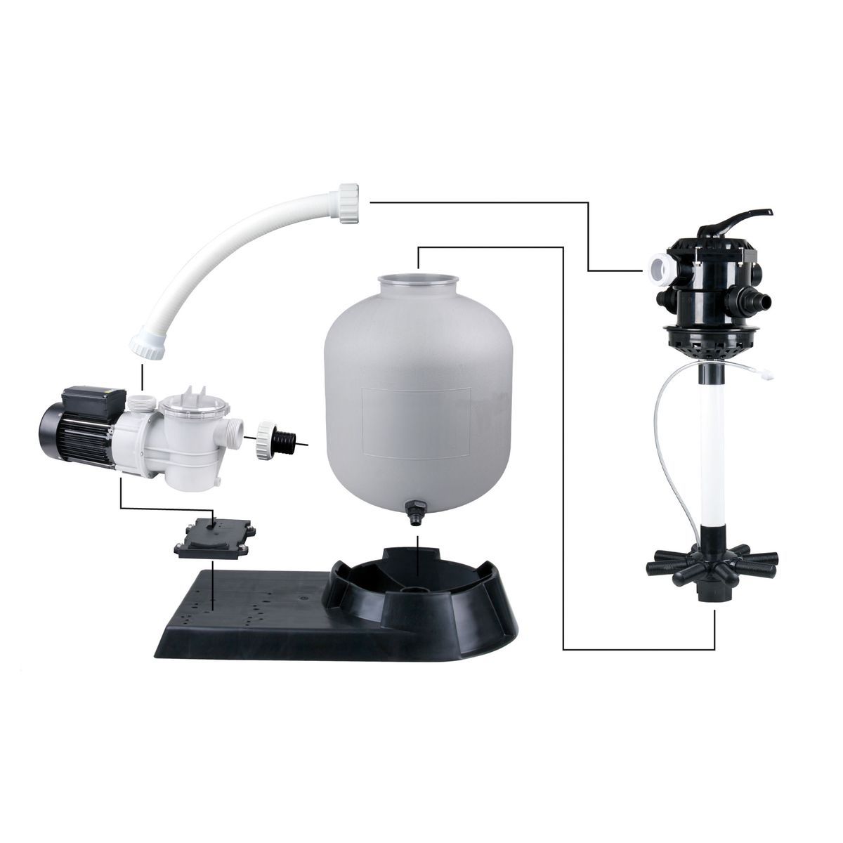 UBBINK Filtre à sable - 6m³/h - POOLFILTER® SET