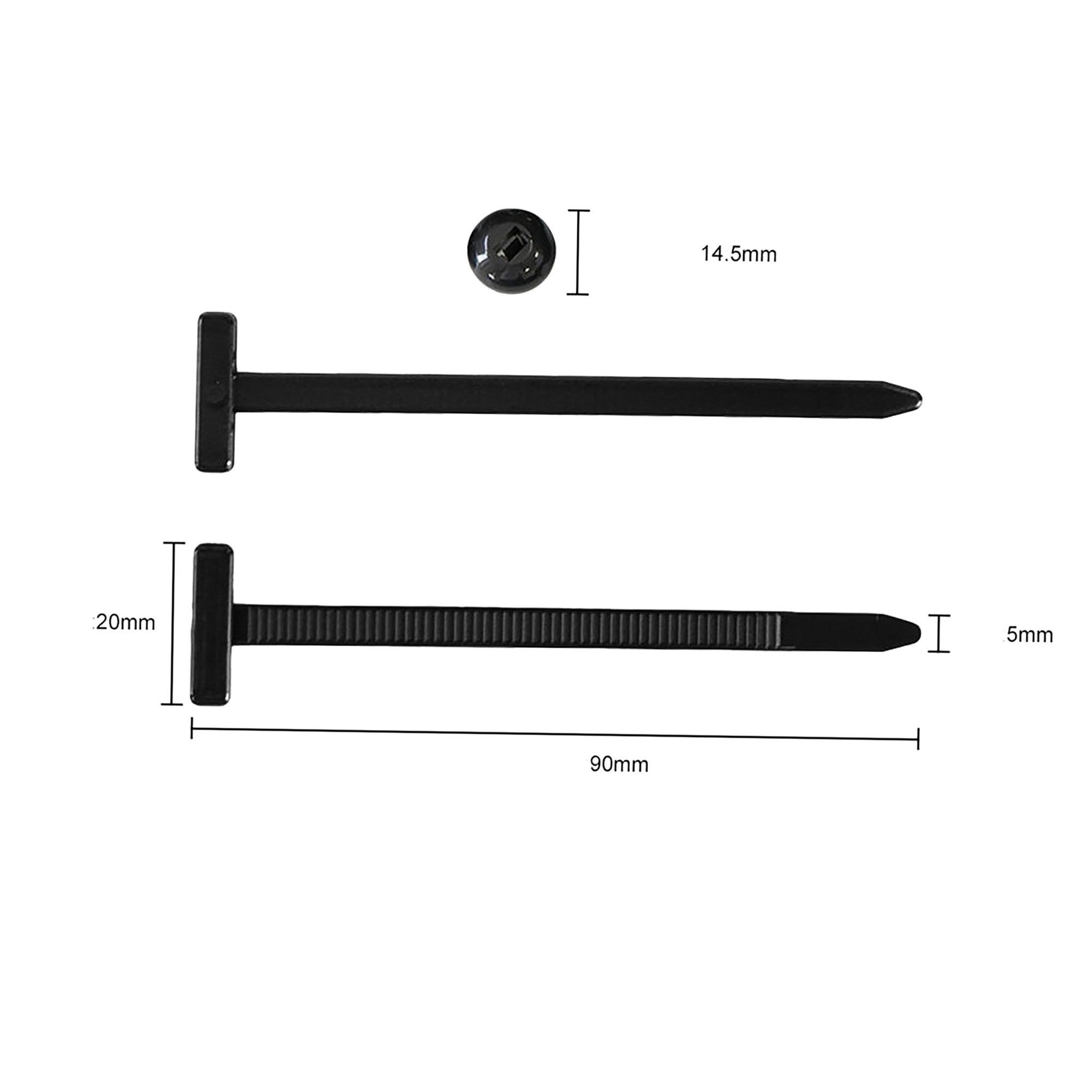 Voir la diapositive 3 : WERKAPRO Collier de serrage WERKA PRO  lot de 50  90 X 20 mm 90 X 20 mm