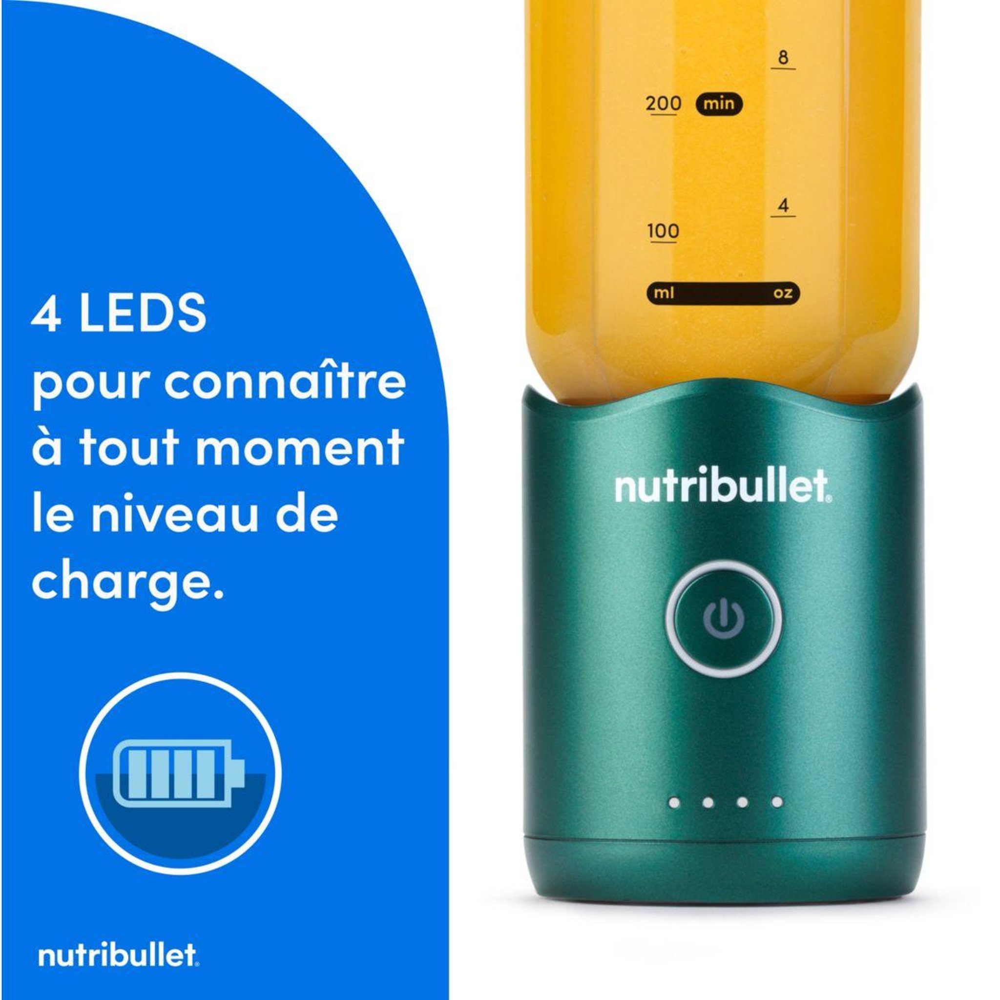 Voir la diapositive 4 : nutribullet Blender flex - evergreen nbp013gr