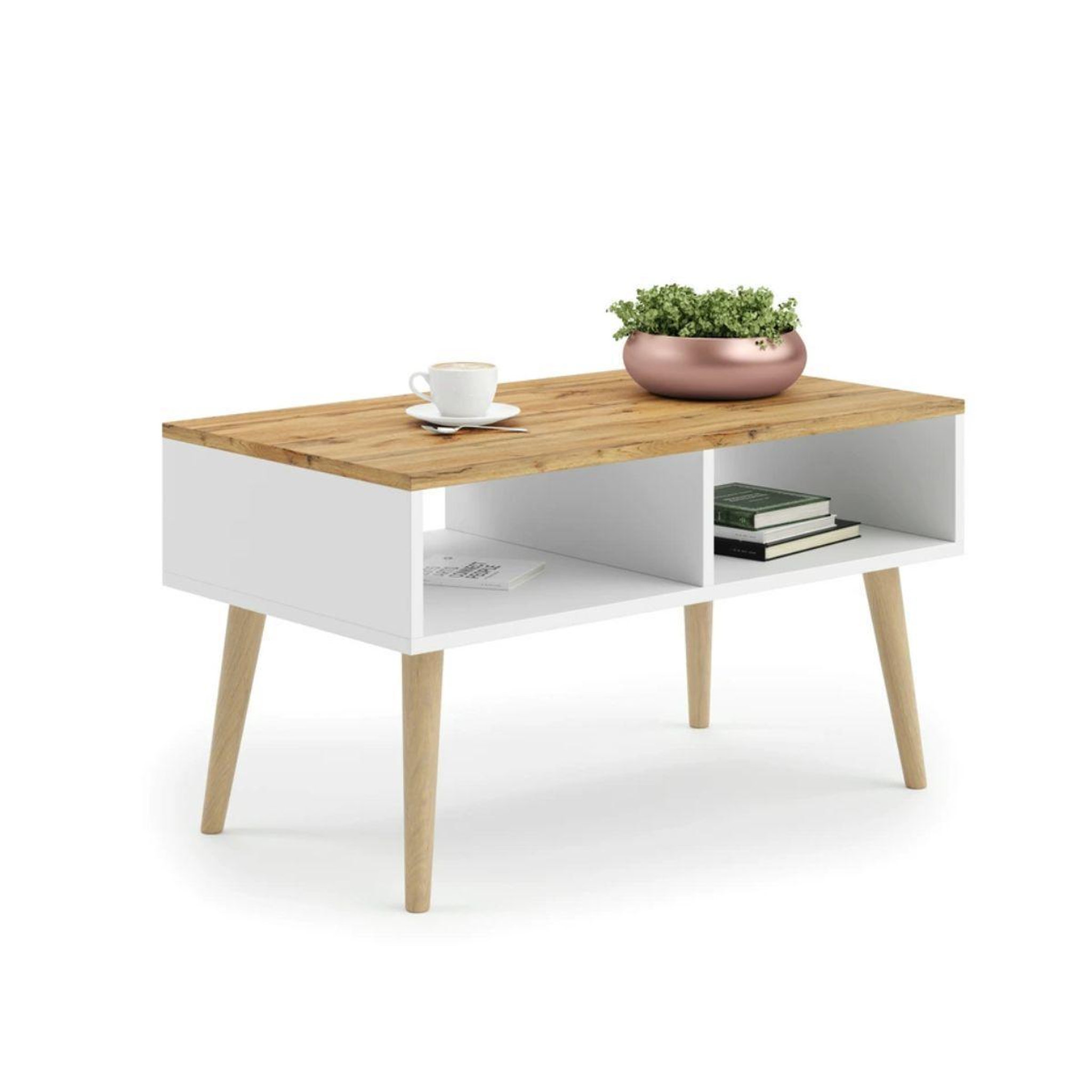 KOBI Table basse SANDI - 90 cm