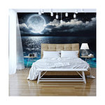 Paris Prix Papier Peint  Blue Lagoon. Coloris disponibles : Multicolore