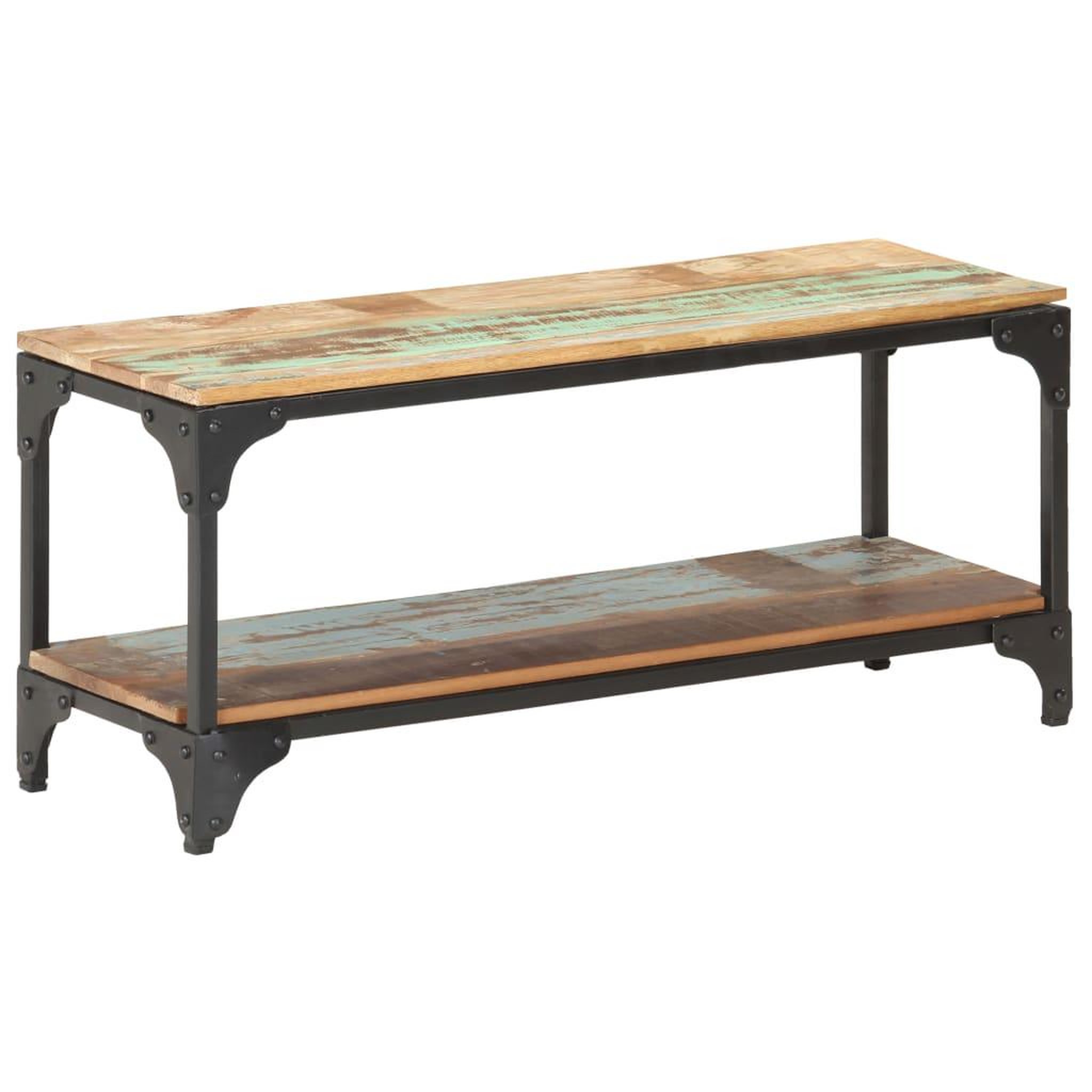 Voir la diapositive 1 : VIDAXL Table basse 90x30x40 cm Bois de recuperation massif