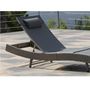Voir la diapositive 3 : Bain de soleil multi position gris anthracite THYM