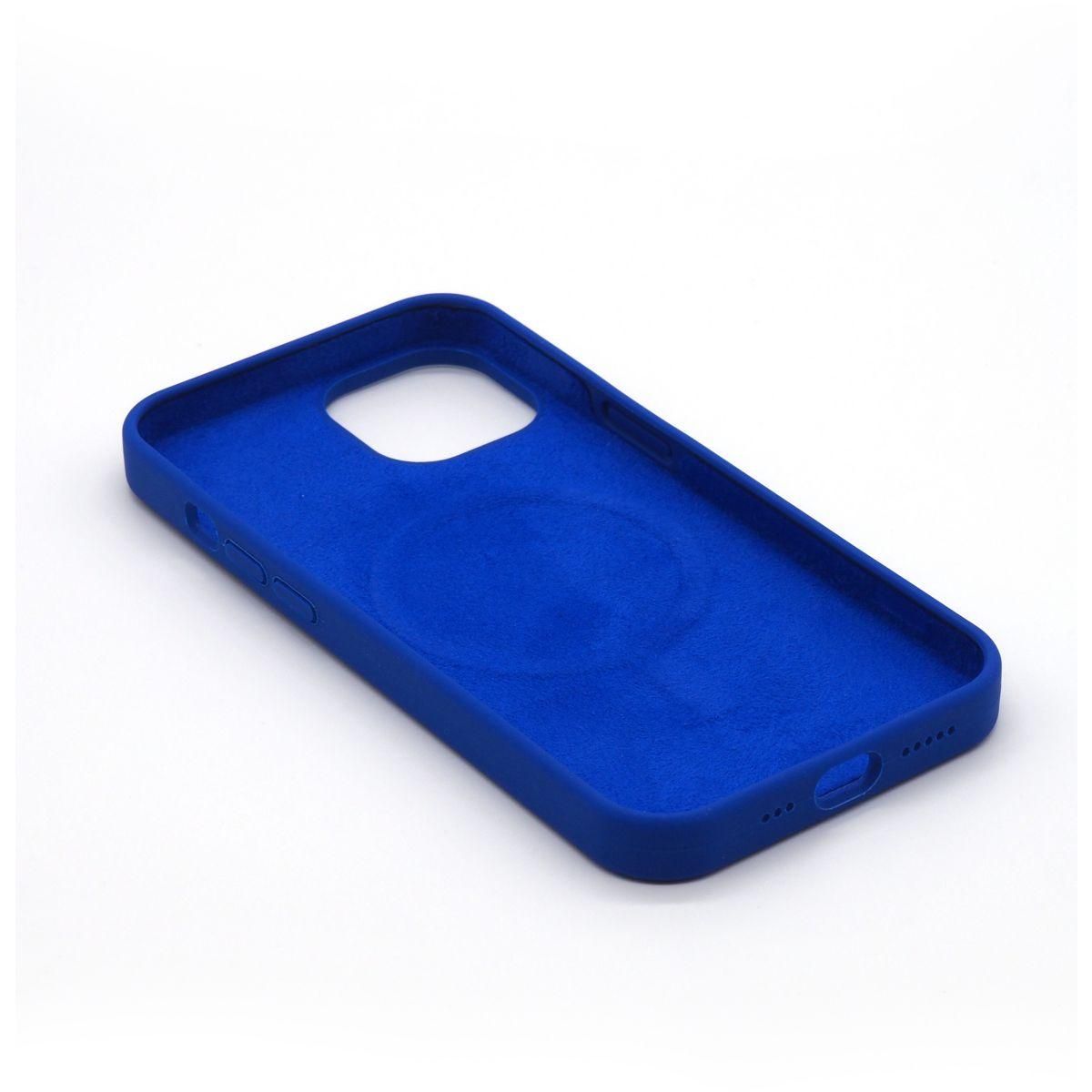 CASYX Coque iPhone 15 Pro Magsafe Bleu Majorelle