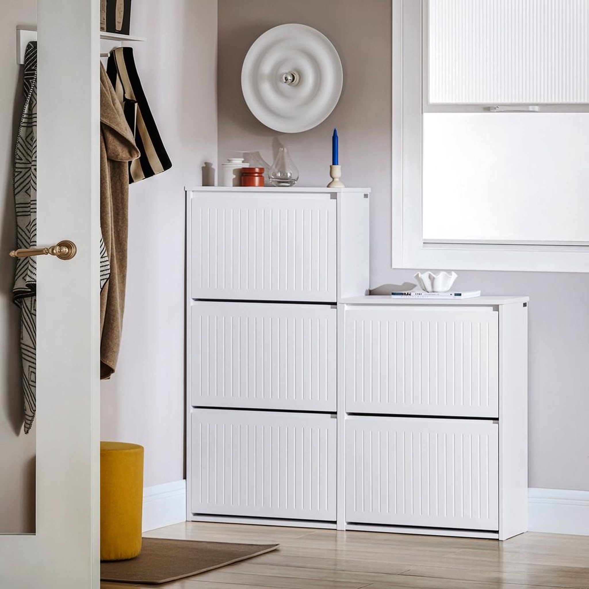 Voir la diapositive 2 : SOBUY SoBuy - Meuble À Chaussures 3 portes - Moderne - FSR165-H