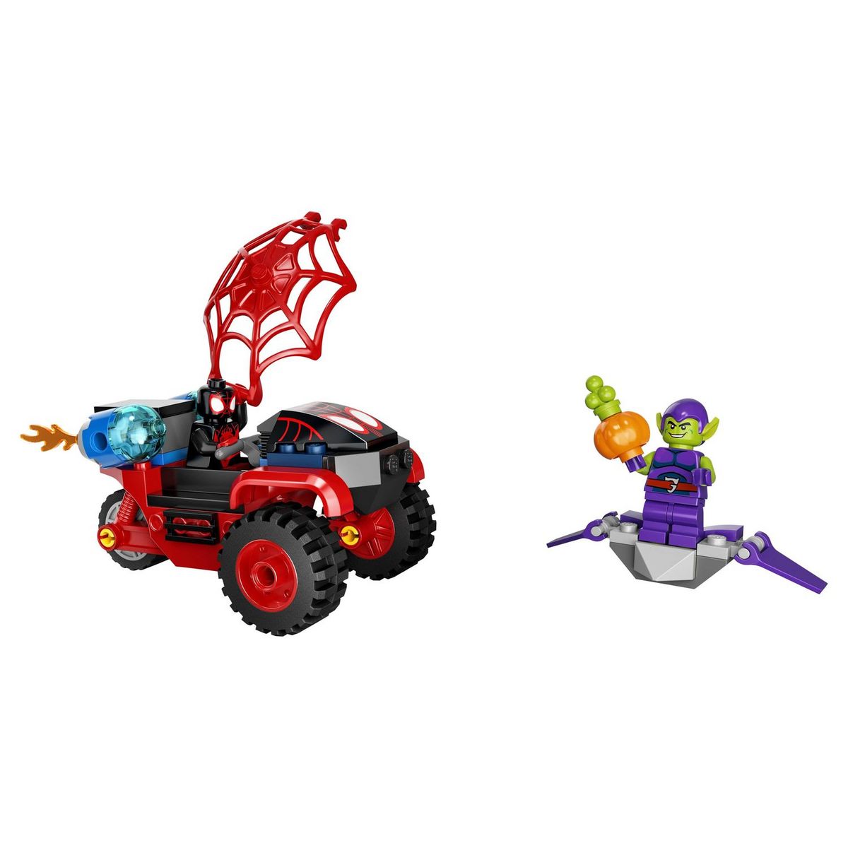 LEGO Marvel 10781 Spidey et Ses Amis Extraordinaires Miles Morales : Le Techno-Trike de Spider-Man