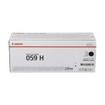 Canon Cartouche de toner Canon 059H BK haute capacité noire originale