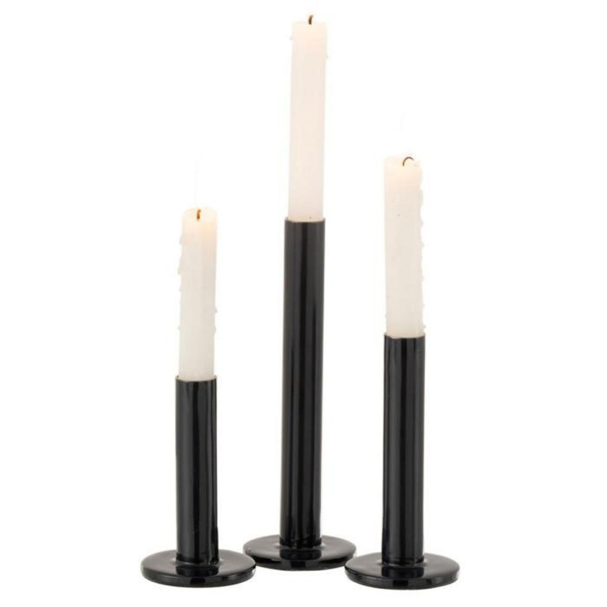 Paris Prix Lot de 3 Chandeliers Déco  Brillant  21cm Bleu