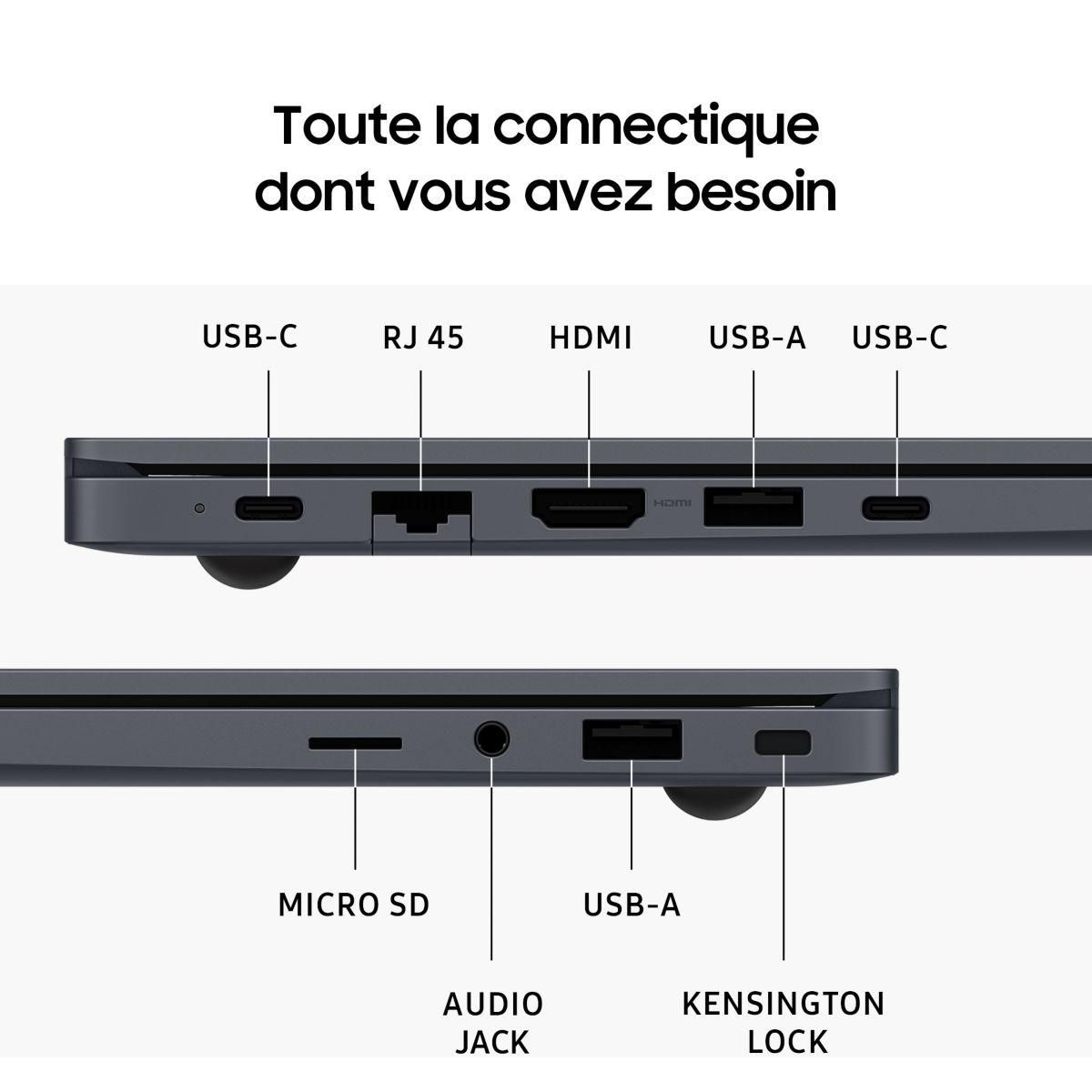 Samsung Ordinateur portable Galaxy Book4 15.6' I7 16Go 512Go