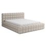Voir la diapositive 5 : BEST MOBILIER Kingston - lit coffre - 180x200 - sommier inclus - en tissu bouclette