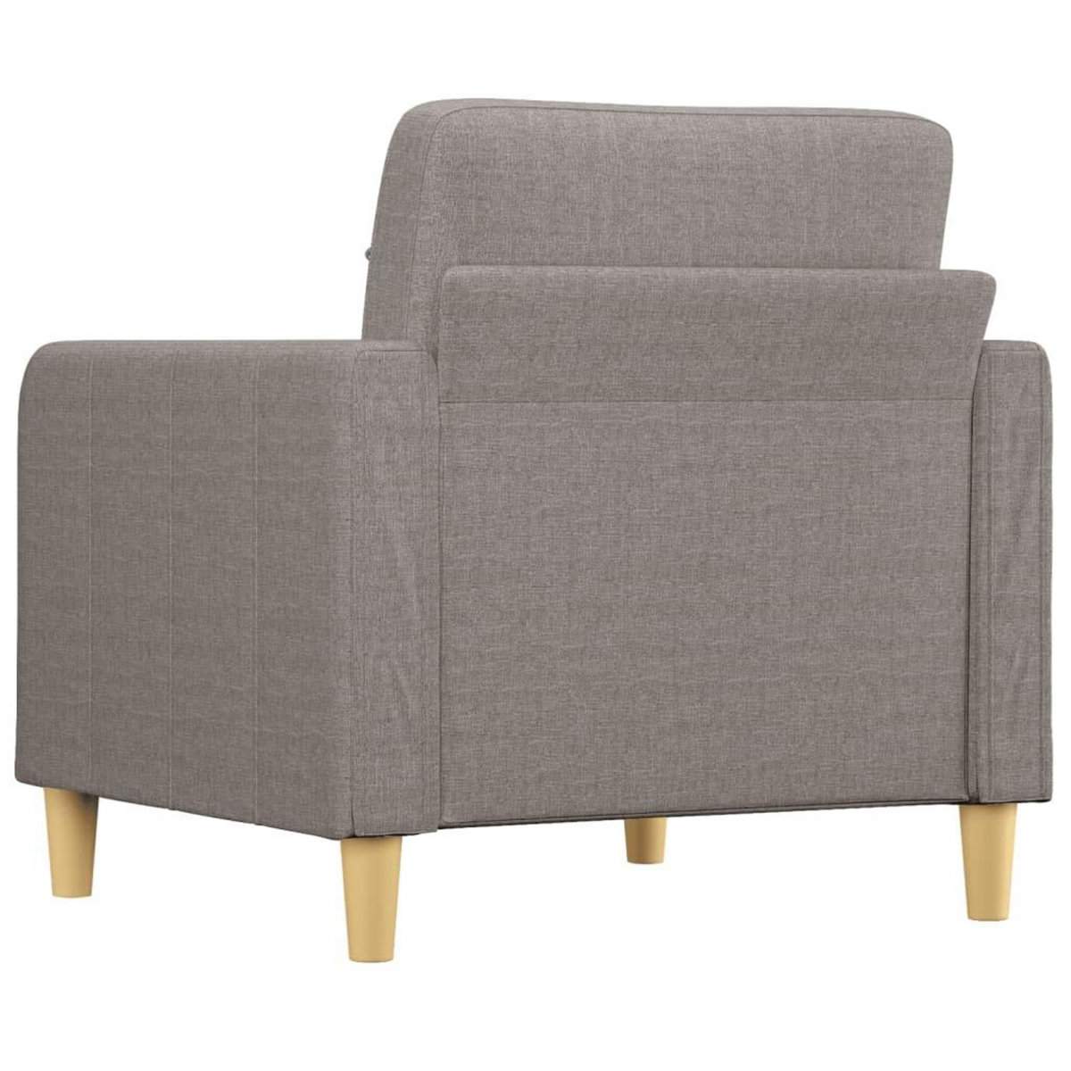 VIDAXL Fauteuil Taupe 60 cm Tissu