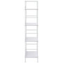 Voir la diapositive 4 : VIDAXL Bibliotheque a 4 niveaux blanc 60x27,6x124,5 cm bois ingenierie