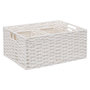 Voir la diapositive 6 : FIVE Lot de 4 Paniers de Rangement  Costa  32cm Blanc