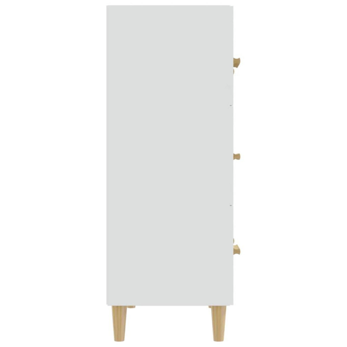 VIDAXL Buffet Blanc 70x34x90 cm Bois d'ingenierie