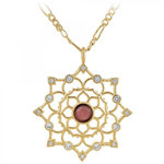 SC BOHEME Sautoir SC Bohème orné d'une pierre œil de chat