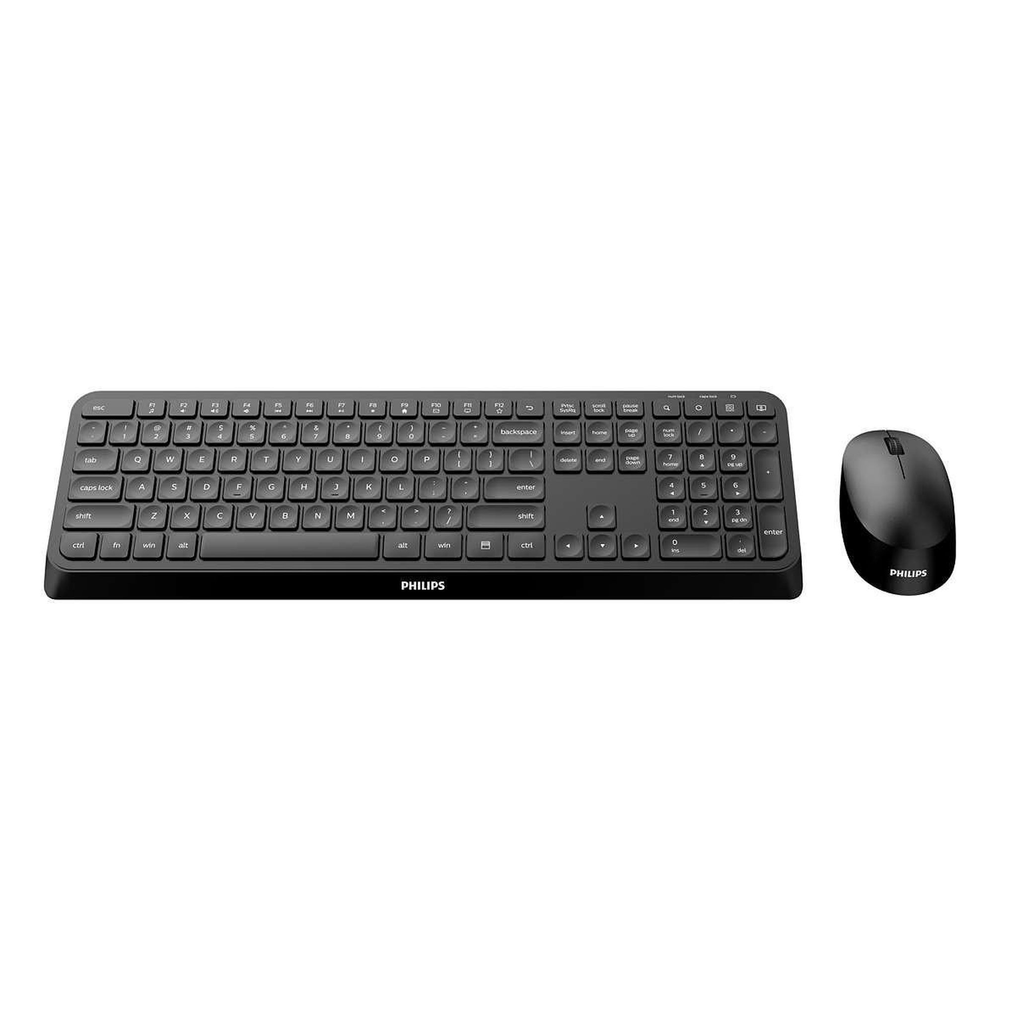 Voir la diapositive 3 : Philips Philips 3000 series SPT6307B/34 clavier Souris incluse RF sans fil Anglais américain Noir