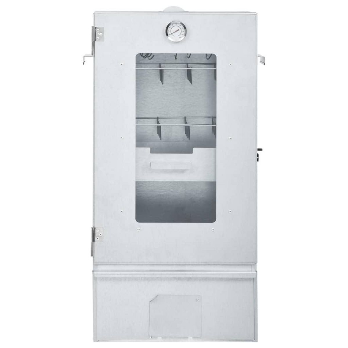 VIDAXL Fumoir a four a BBQ generateur de fumee froide acier galvanise