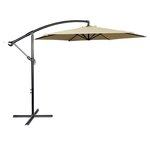 WERKAPRO Parasol Déporté Crème Ø 3m - WERKA PRO