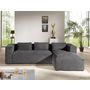 Voir la diapositive 5 : LISA DESIGN Stella - canapé d'angle - en velours côtelé - 4 places -style contemporain - droit