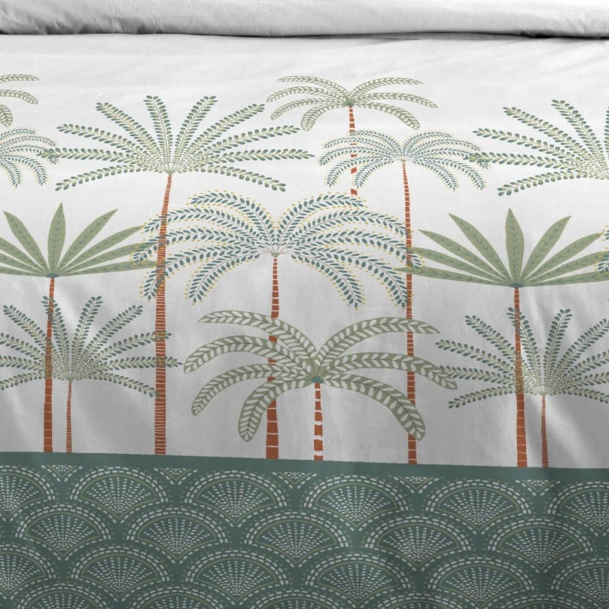 STOF Housse de couette 260x240 MORPHEA + 2 taies coton 57 fils