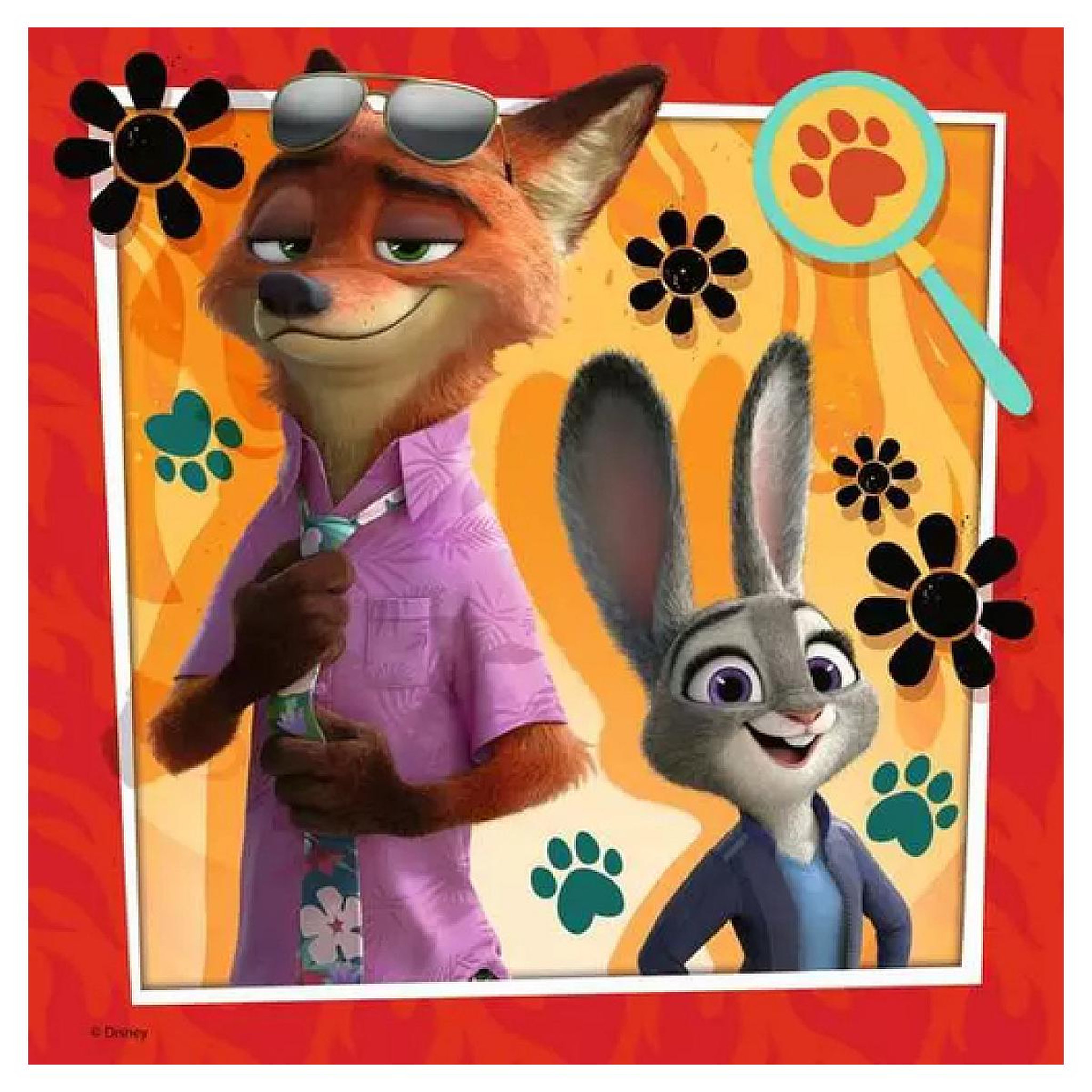 Voir la diapositive 3 : RAVENSBURGER Puzzle 3x49 pieces Une nouvelle mission Zootopie 2