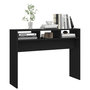 Voir la diapositive 4 : VIDAXL Table console noir 105x30x80 cm bois d'ingenierie