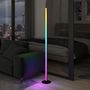 Voir la diapositive 2 : HOMCOM Lampadaire LED RGBIC 16 millions de couleurs avec contrôle APP et télécommande - musique sync, modes de scène et timer