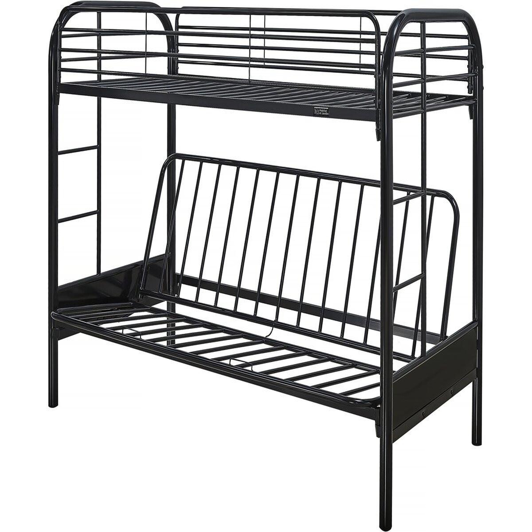 Habitat et Jardin Lit mezzanine  polo  - 90 x 190 cm - noir