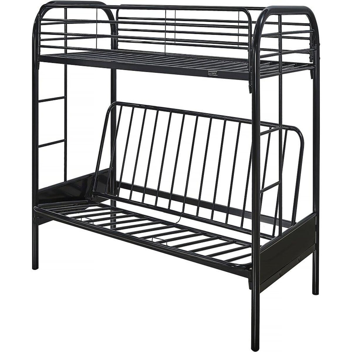Habitat et Jardin Lit mezzanine  POLO  - 90 x 190 cm - Noir