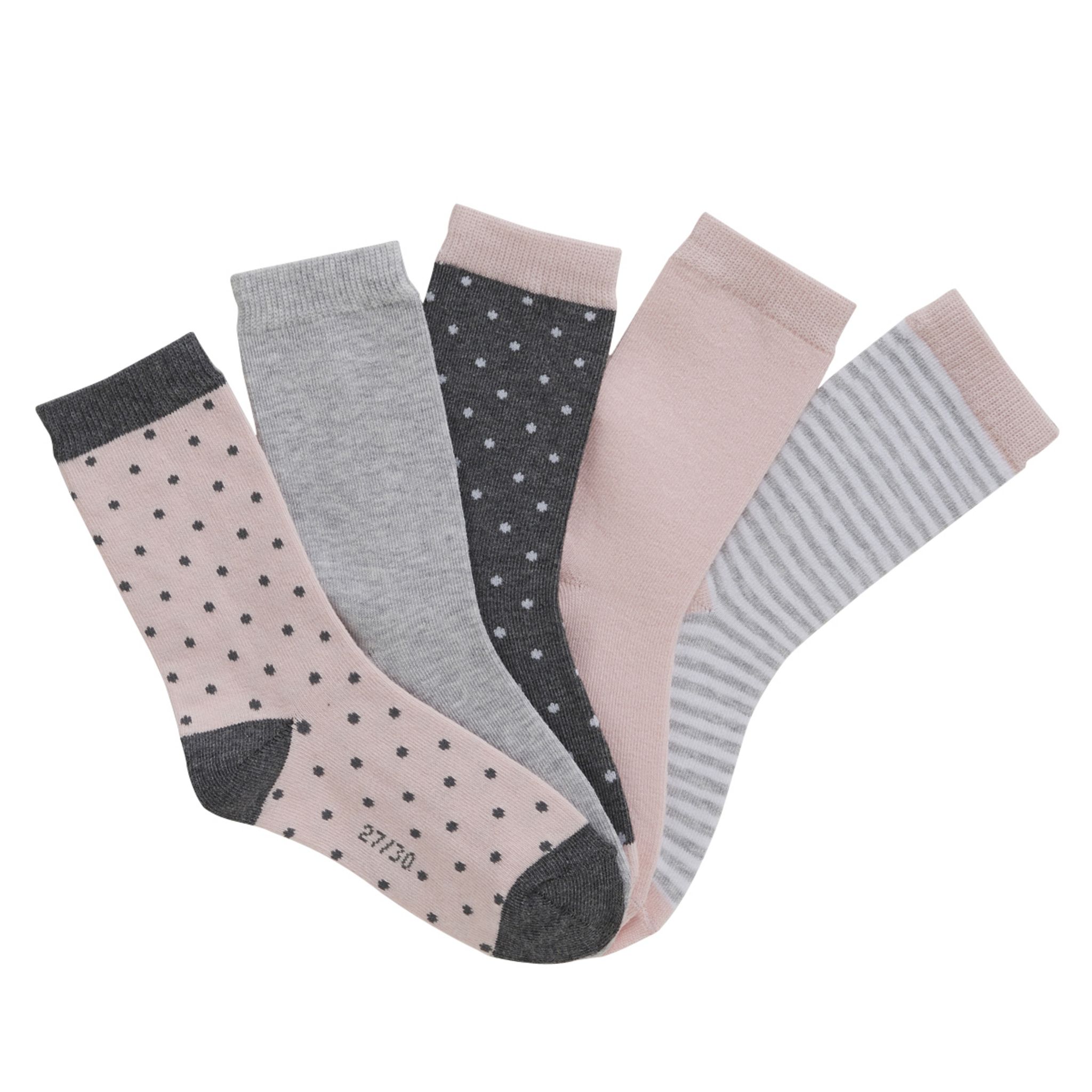 Lot De 6 Paires De Chaussettes Pour Fille Sterntaler - Motifs Torsadés, Cœurs, Chats, Fleurs, Souris